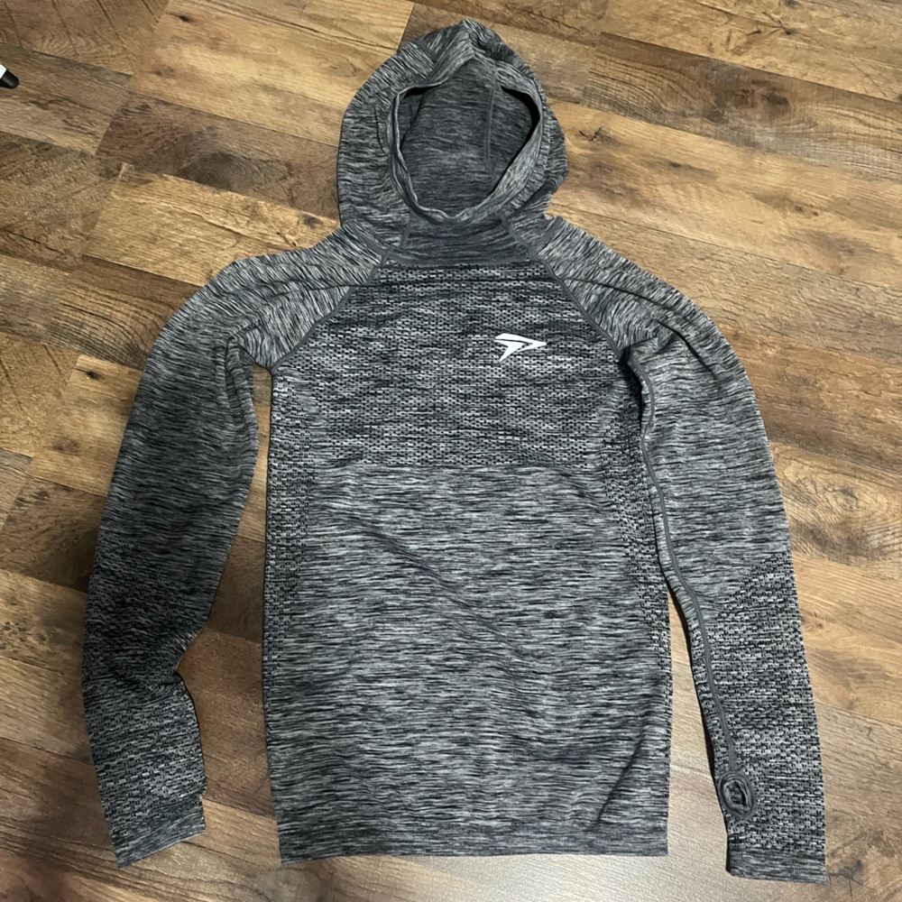 Charcoal Heather Gym Hoodie